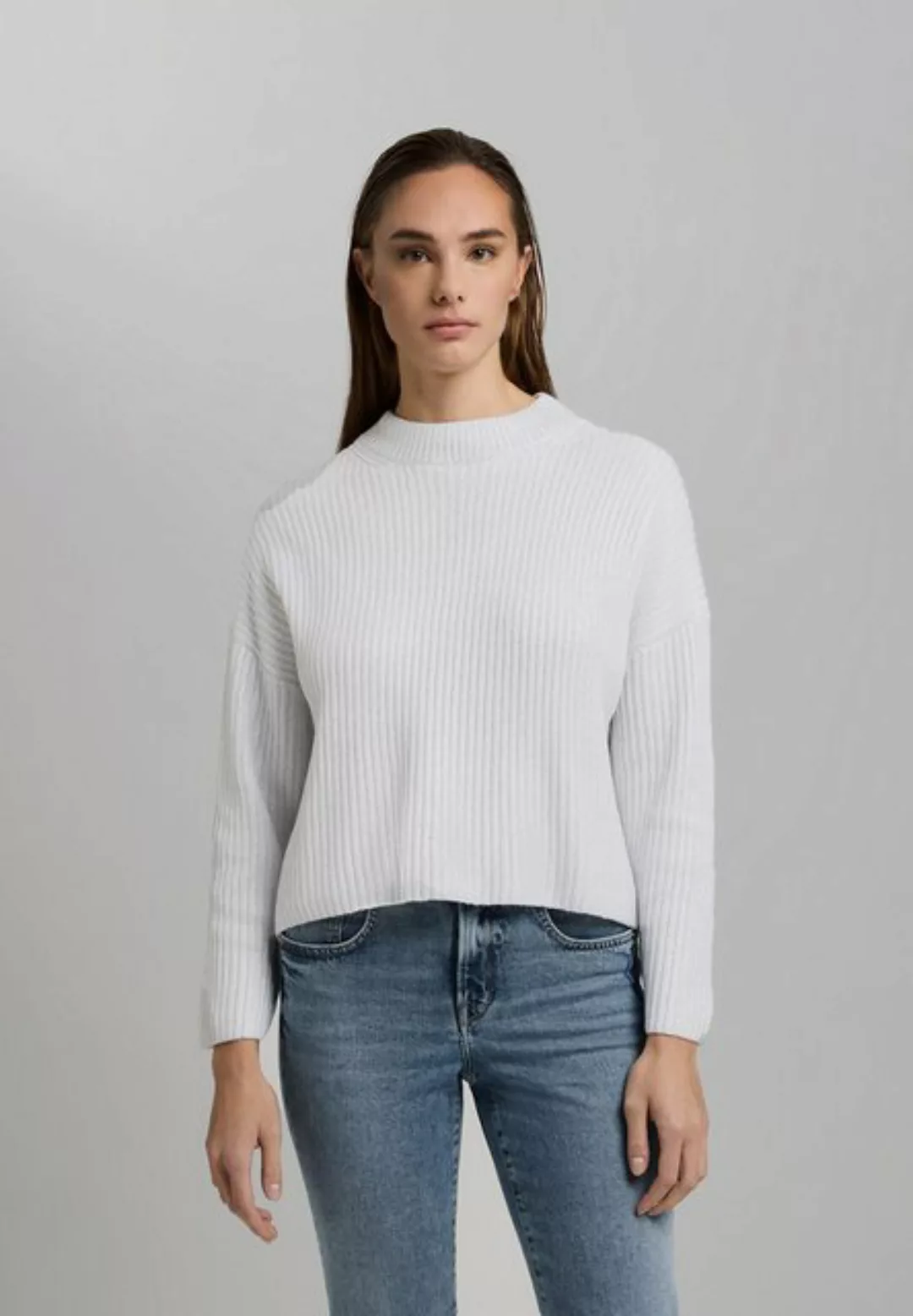 MARC AUREL Strickpullover Strick off white varied günstig online kaufen