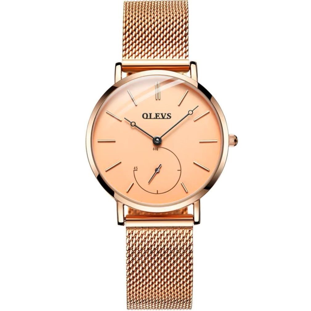 OLEVS Quarzuhr OLEVS 5190 Damenuhr RoséZifferblatt günstig online kaufen