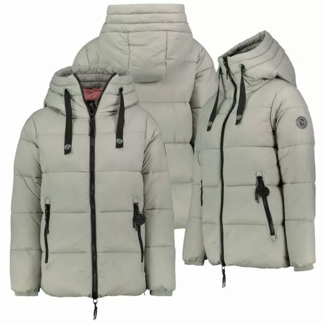 Fresh Made Steppjacke Damen Winter Stepp Jacke Parka Winterjacke Kapuze Ges günstig online kaufen