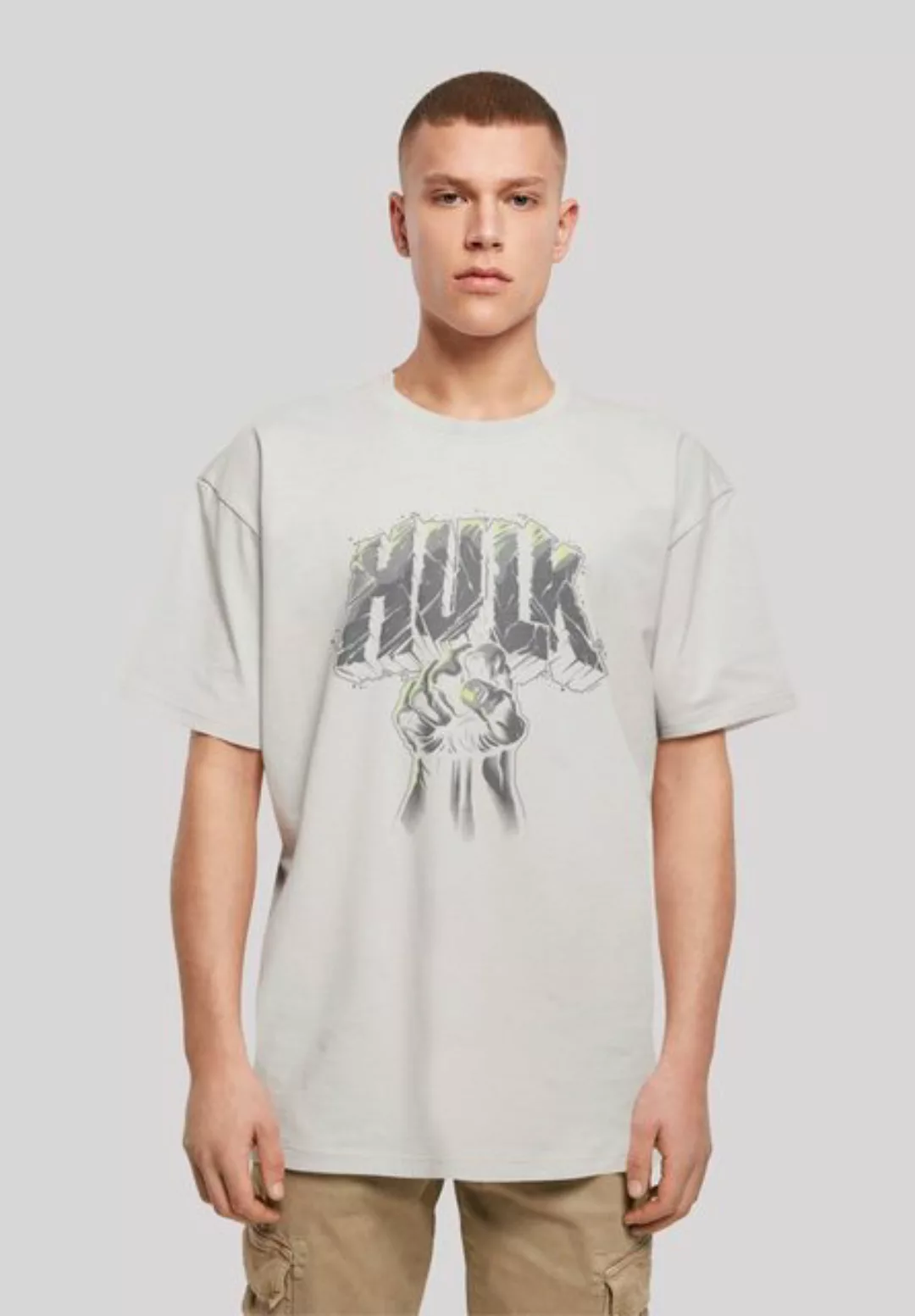 F4NT4STIC T-Shirt Marvel Hulk Punch Logo Print günstig online kaufen