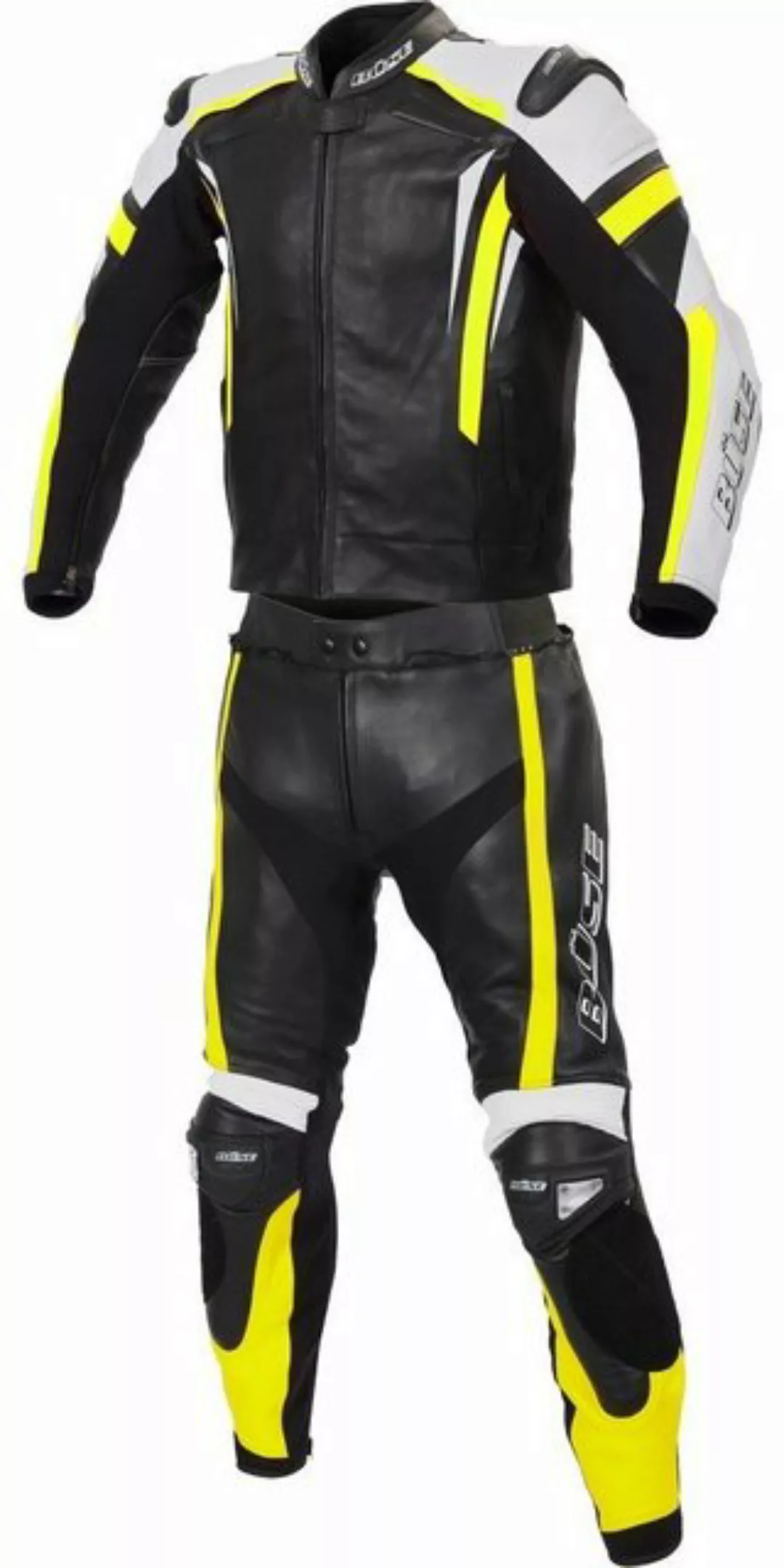 Büse Motorradkombi Büse Track Lederkombi schwarz / gelb Damen 44 günstig online kaufen