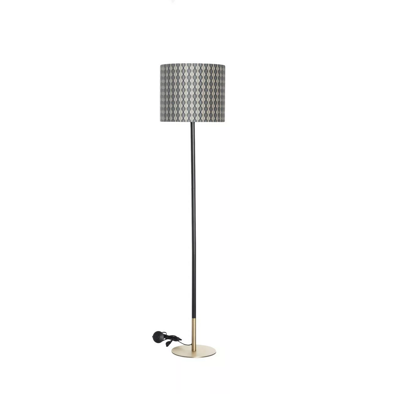 Stehlampe Hailey Black&Gray Patterns 163cm, 35 x 162 cm günstig online kaufen