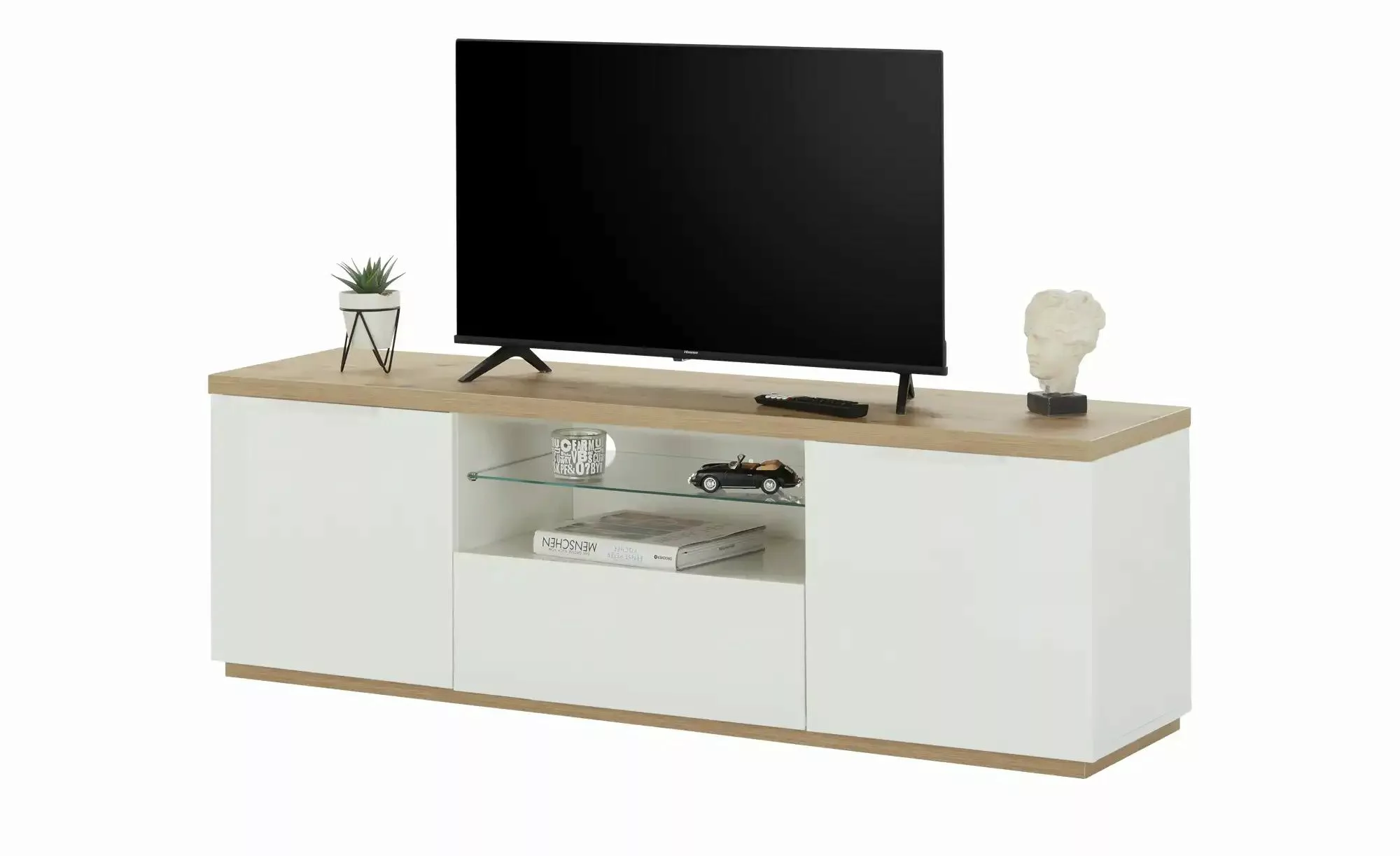 TV-Lowboard  Siena ¦ weiß ¦ Maße (cm): B: 160 H: 51 T: 40,5 TV- & Media Möb günstig online kaufen