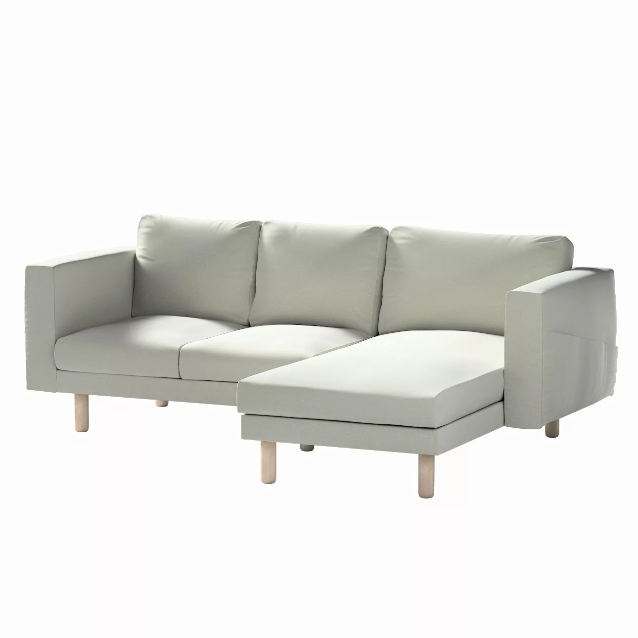 Bezug für Norsborg 3-Sitzer Sofa mit Recamiere, mintgrün, Norsborg Bezug fü günstig online kaufen