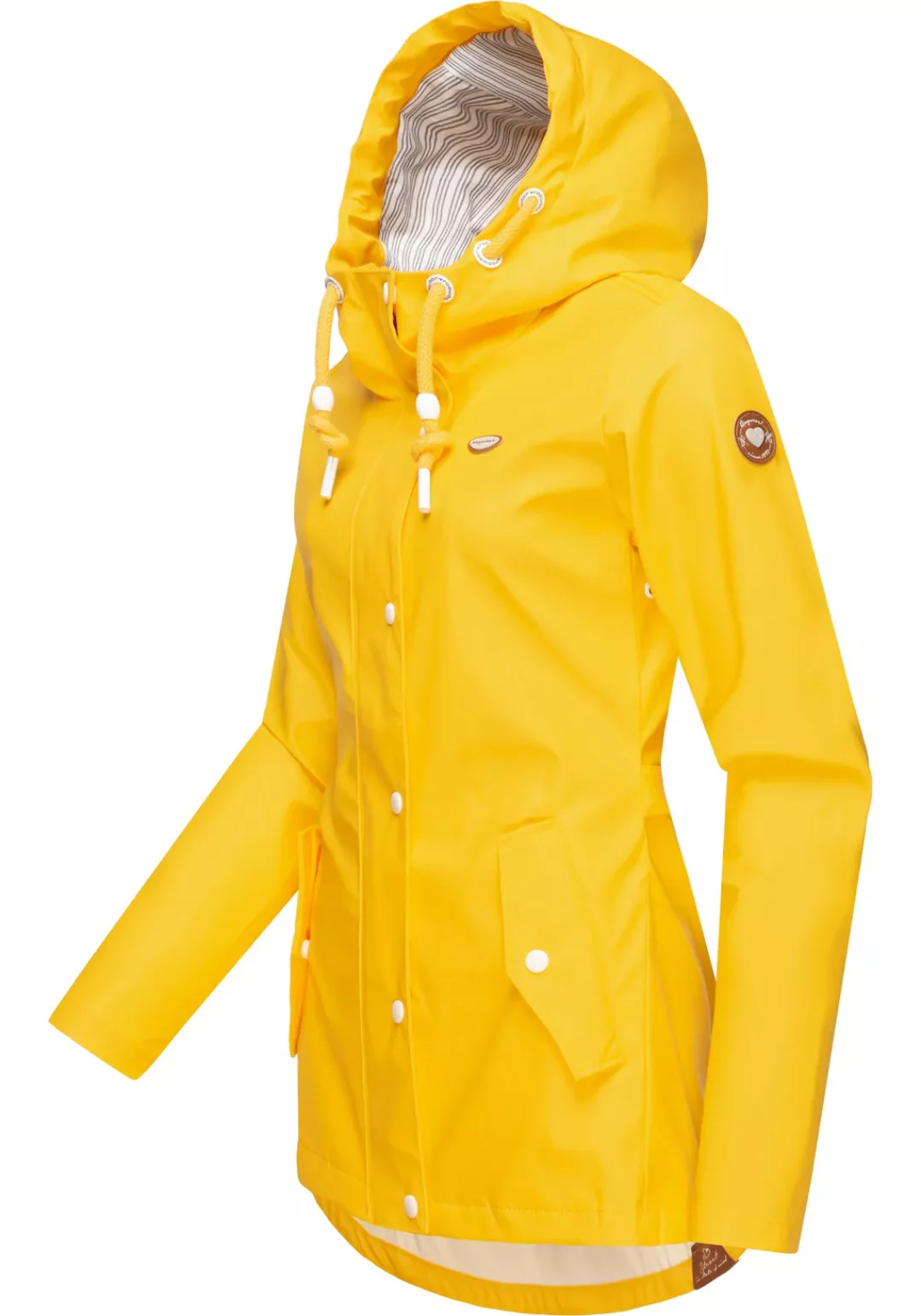 Ragwear Regenjacke "YM-Marge", mit Kapuze, stylische Übergangsjacke mit gro günstig online kaufen