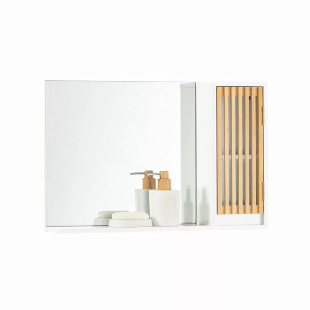SoBuy Badezimmerspiegelschrank BZR128 Spiegelschrank Spiegel Wandschrank Ba günstig online kaufen