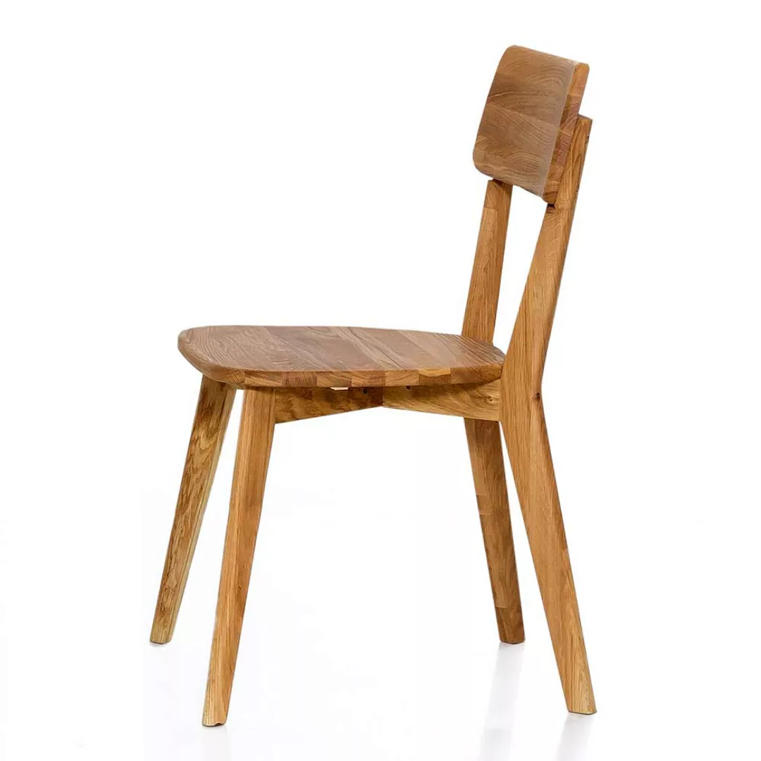 Stuhl Massivholz Eiche geölt modernem Design günstig online kaufen
