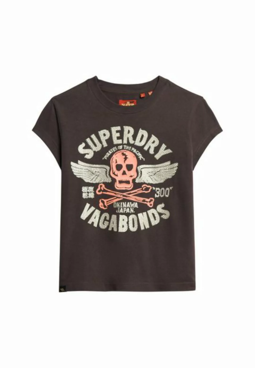 Superdry T-Shirt (1-tlg) Ziersteine günstig online kaufen