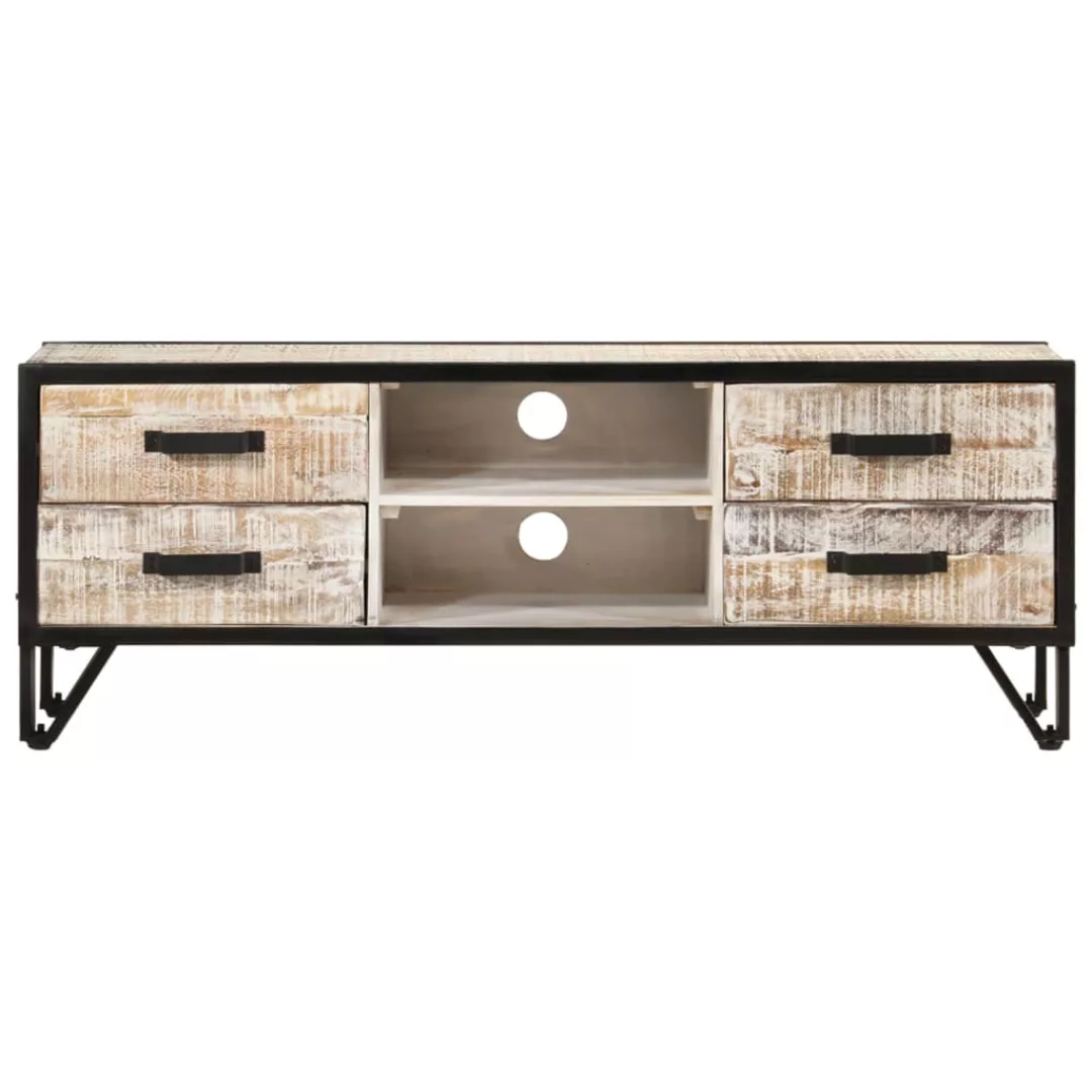 vidaXL TV-Schrank TV-Schrank 110x30x41 cm Massivholz Akazie Lowboard günstig online kaufen