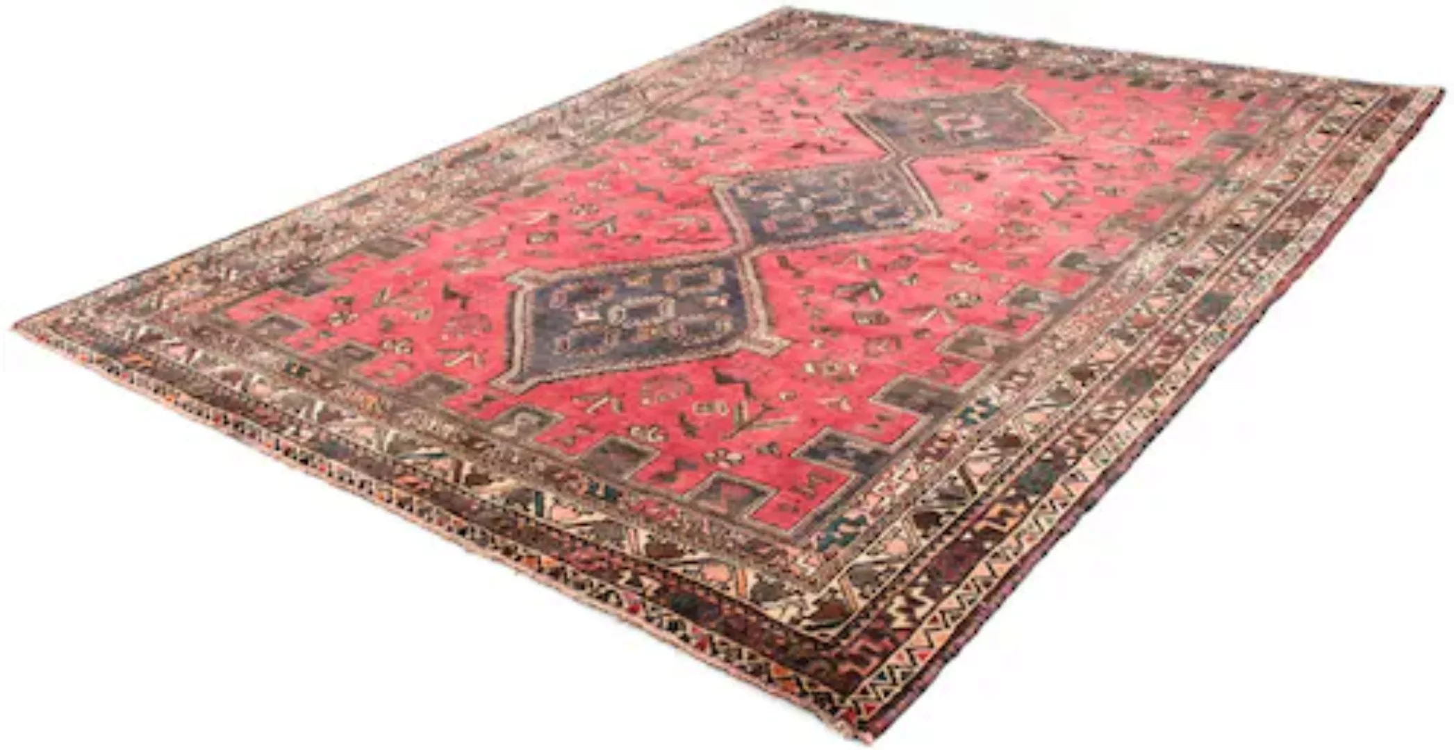 morgenland Wollteppich »Shiraz Medaillon Rosso 294 x 217 cm«, rechteckig günstig online kaufen