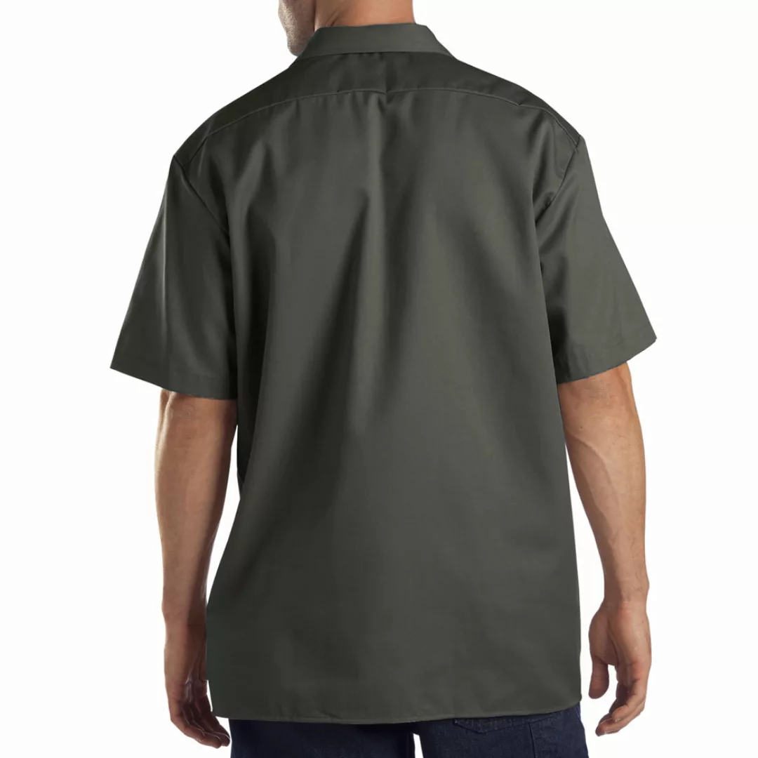 Dickies Short-Sleeve Work Shirt Herren-Hemd Olive Green günstig online kaufen