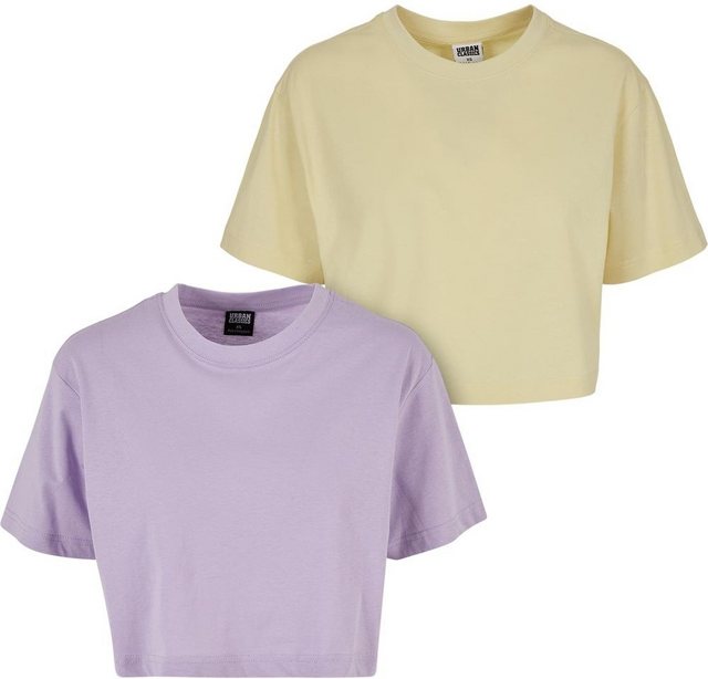 URBAN CLASSICS T-Shirt Ladies Short Oversized Tee 2-Pack günstig online kaufen