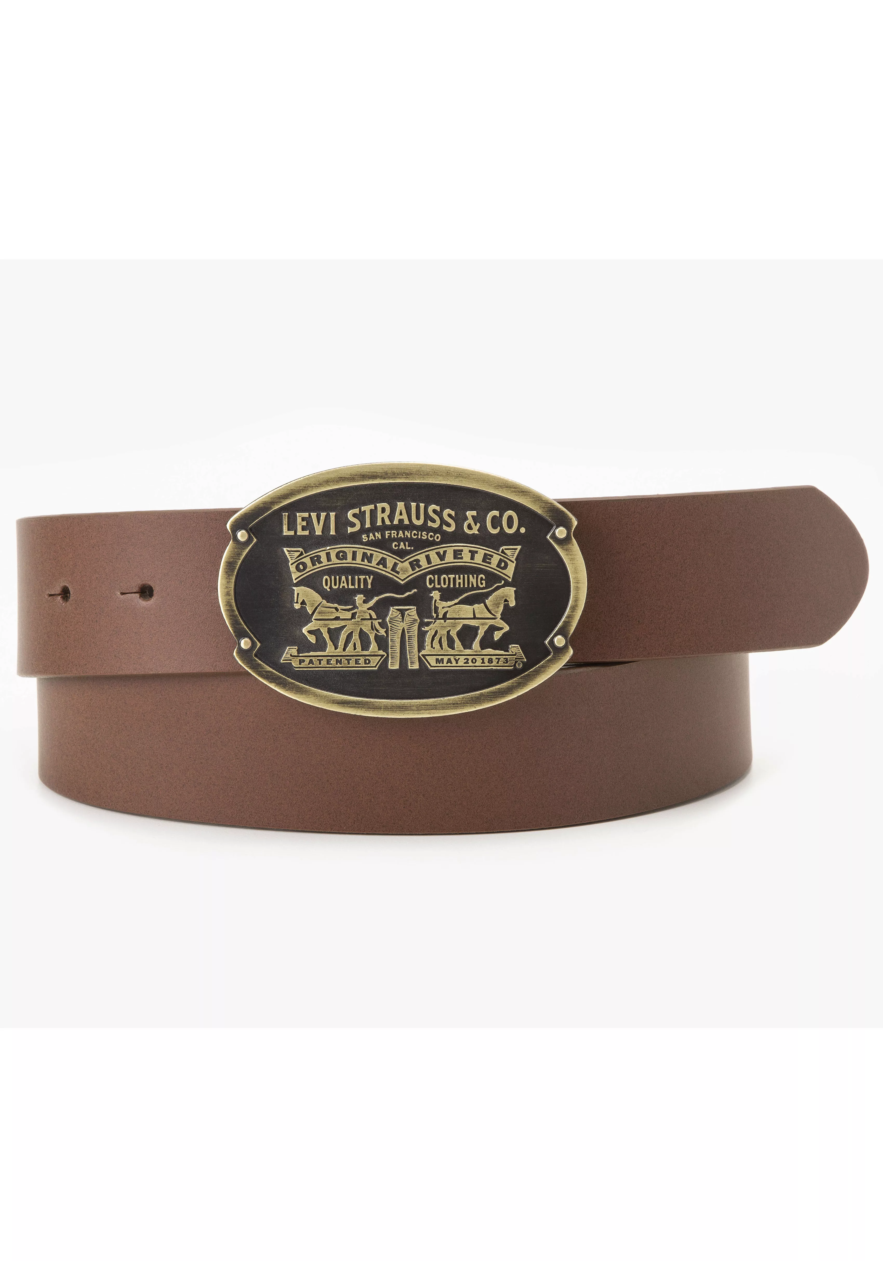 Levis Ledergürtel "Billy Plaque Belt", mit markanter Koppelschließe günstig online kaufen