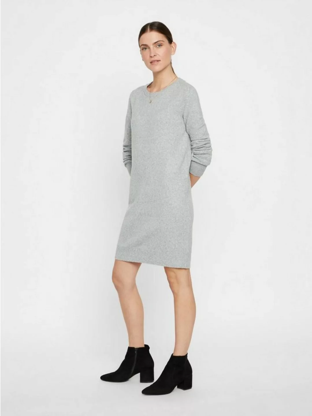 Vero Moda Strickkleid VMDOFFY LS O-NECK DRESS GA NOOS günstig online kaufen