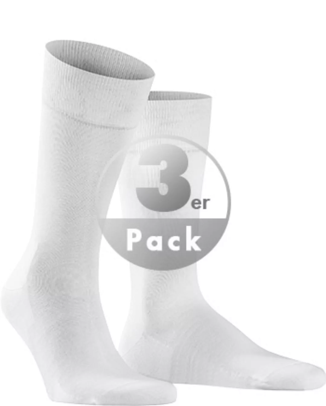FALKE Cool 24/7 Herren Socken, 45-46, Weiß, Uni, Baumwolle, 13230-200006 günstig online kaufen
