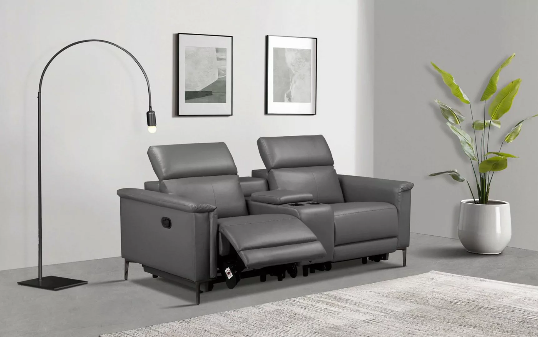 Places of Style 2-Sitzer Lund, 2er-Kinosofa, TV-Sessel, Multimedia-Sofa, m. günstig online kaufen