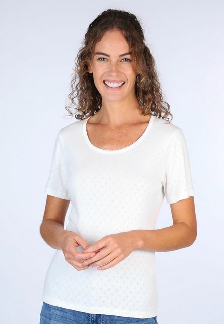 Sorgenfri Sylt T-Shirt Maren Ajour-Strickdetails günstig online kaufen