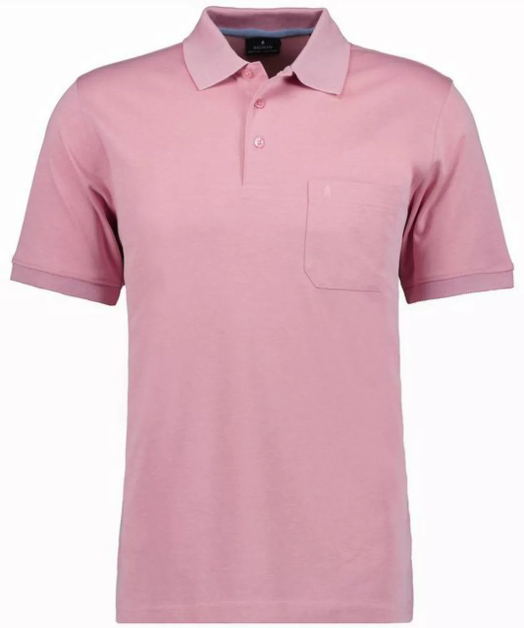 RAGMAN T-Shirt Polo button short sleeve, ROSA günstig online kaufen