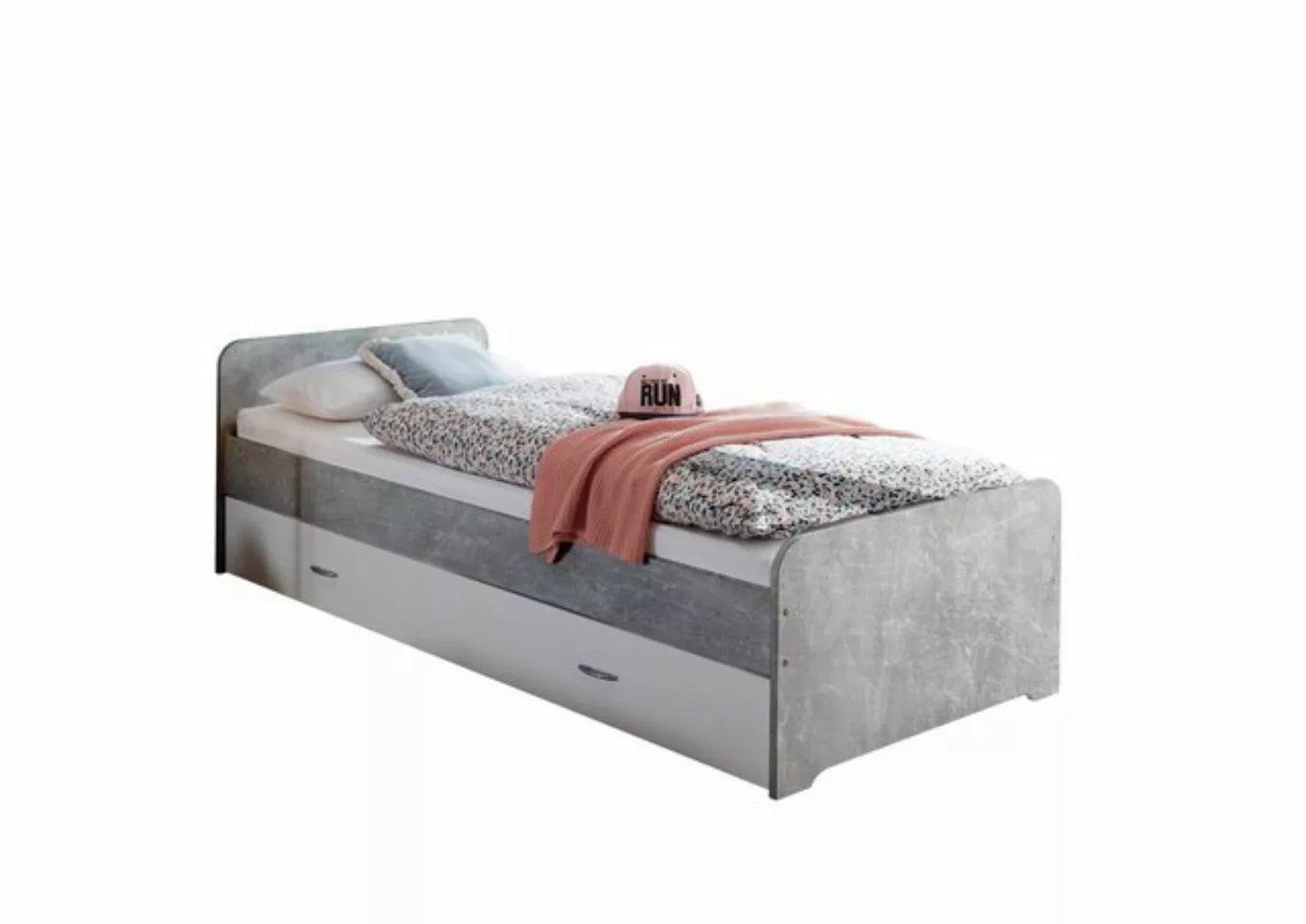 PREISBRECHER Bett Duplo, 97 x 206 x 67 cm (B/H/T) günstig online kaufen