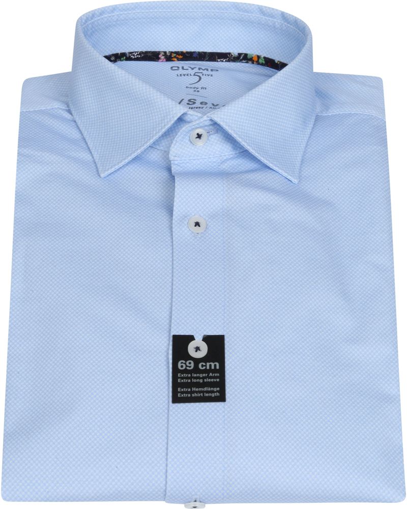 OLYMP Lvl 5 Extra LS Hemd 24/Seven Blau - Größe 38 günstig online kaufen