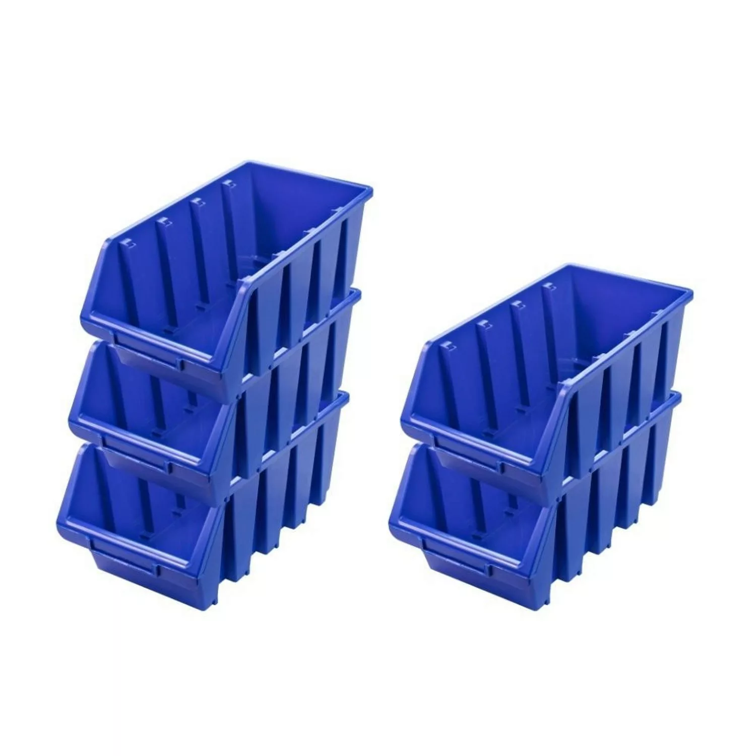 PROREGAL SuperSparSet 5x Sichtlagerbox 4 HxBxT 15,5 x 20,4 x 34 cm Polyprop günstig online kaufen