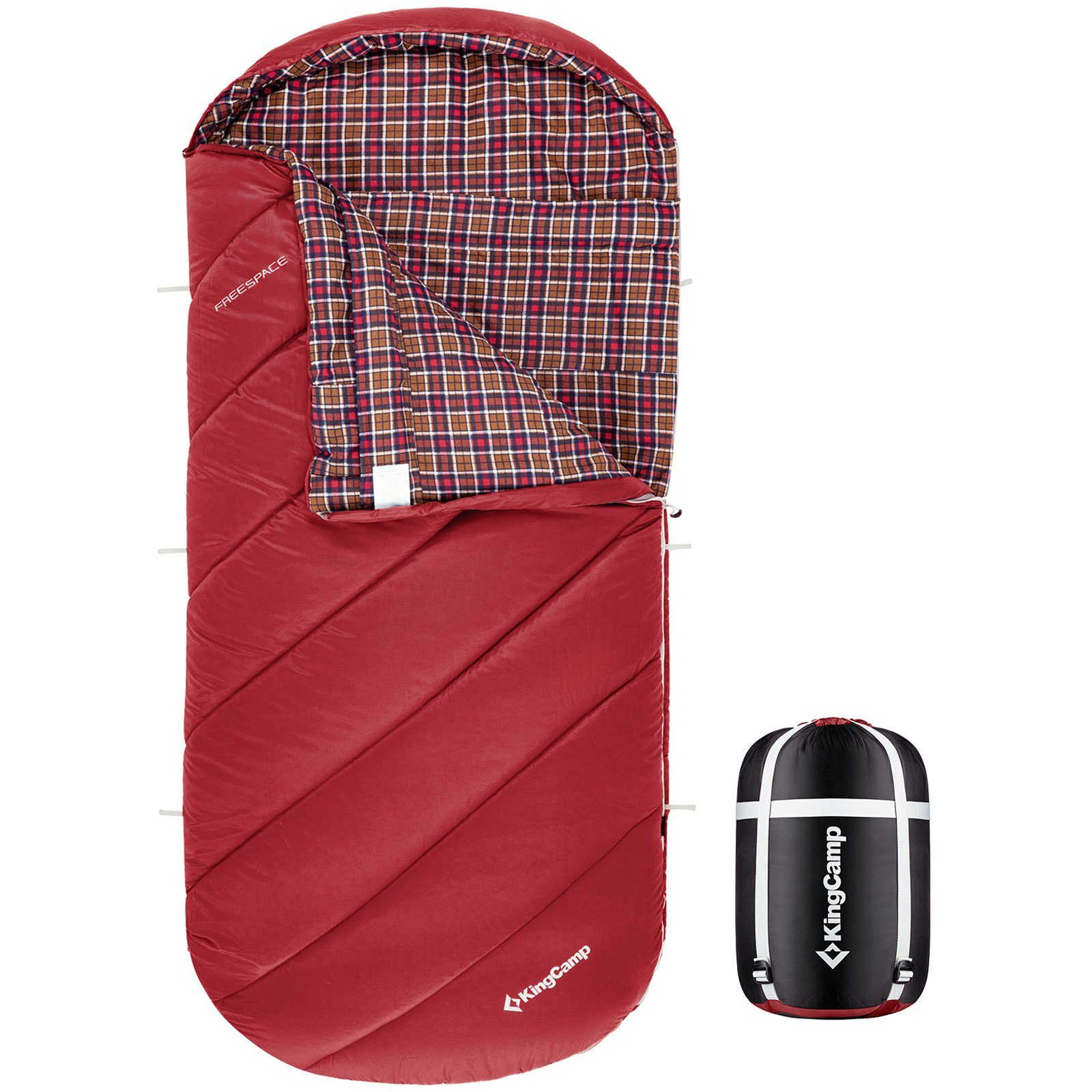 KingCamp Mumienschlafsack Deckenschlafsack Freespace 250 Winter, günstig online kaufen