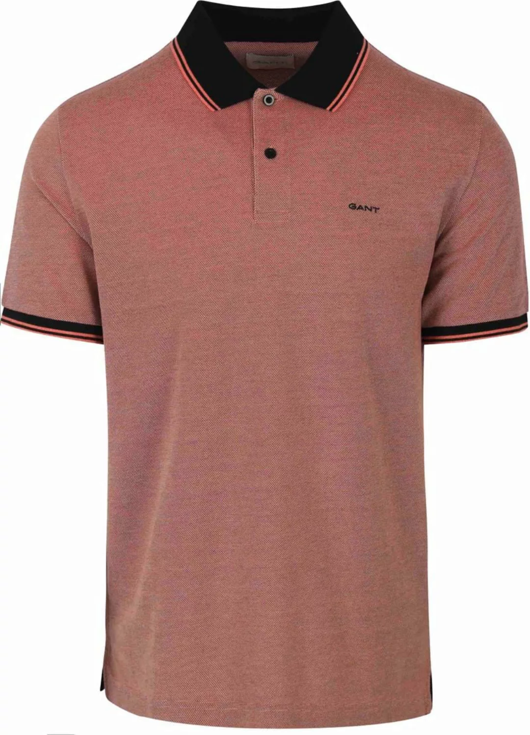 Gant Shield Oxford Piqué Poloshirt Rot - Größe XL günstig online kaufen