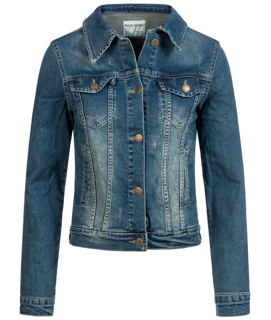 Rock Creek Jeansjacke Damen Jeansjacke Denim D-401 günstig online kaufen