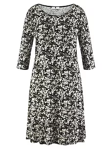 Jersey-Kleid 3/4-Arm Anna Aura schwarz günstig online kaufen