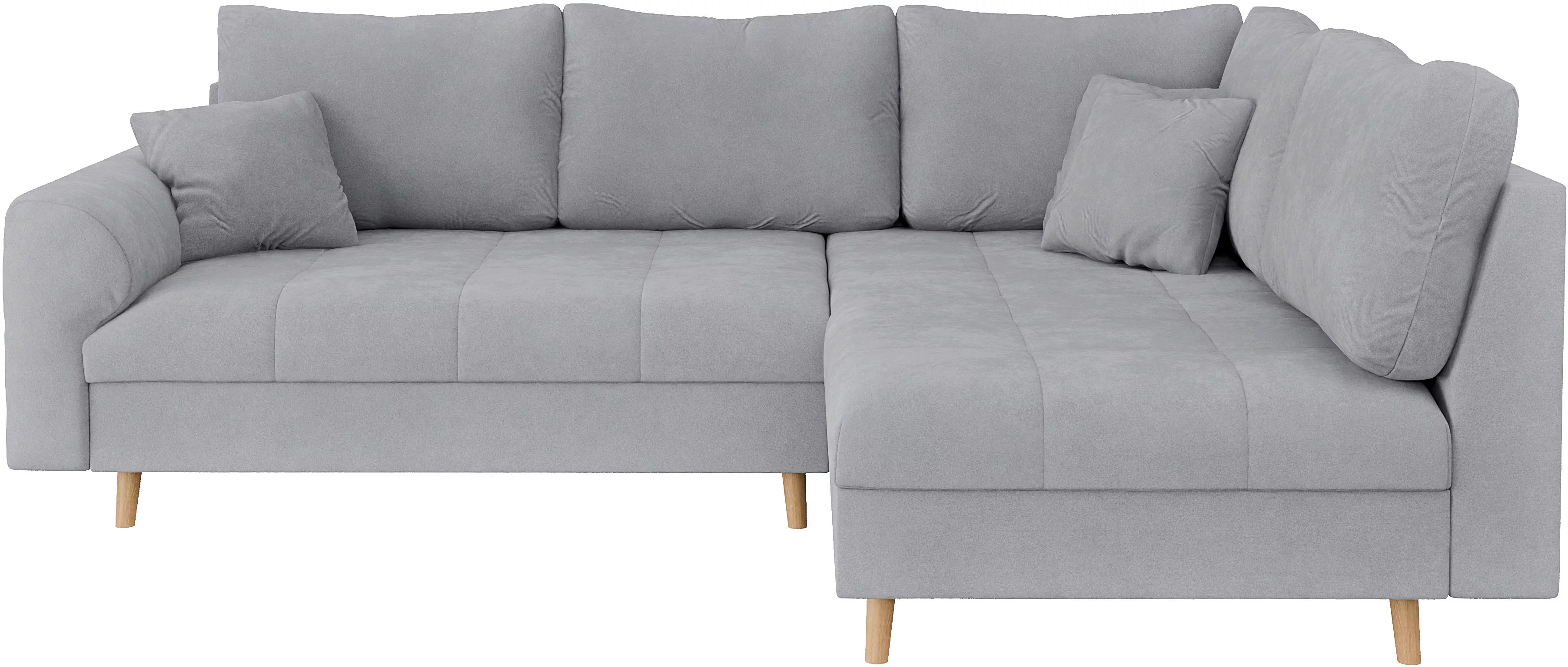 Home affaire Ecksofa »CHARRE L-Form mit Ottomane, Maße B/T/H: 231/161/81 cm günstig online kaufen