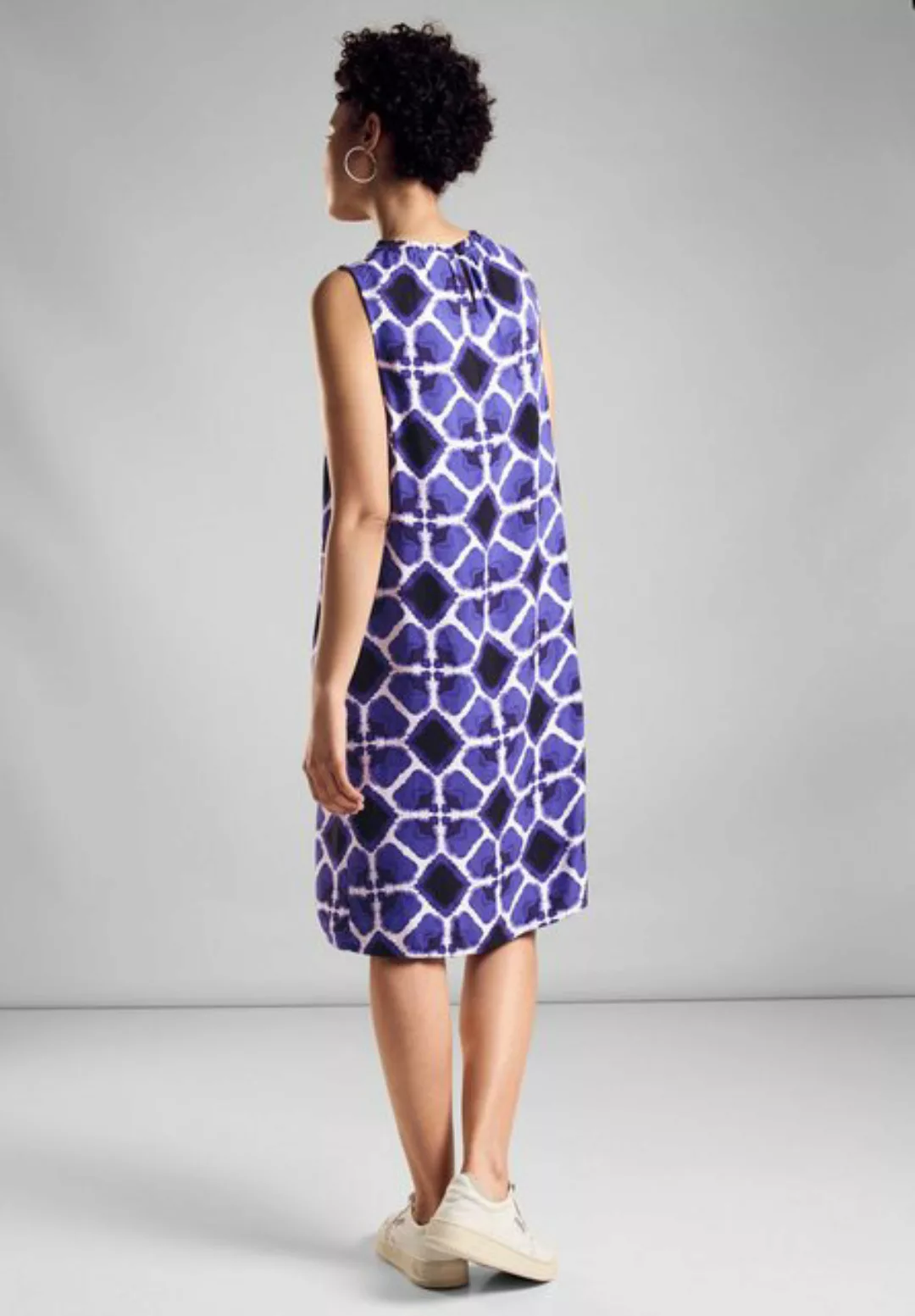 STREET ONE Sommerkleid Street One Viskose Print Kleid in Violet Blue (1-tlg günstig online kaufen