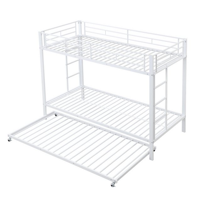 Yemaster Etagenbett 90x200 cm Etagenbett aus Metall mit Ausziehbett,hohe Ge günstig online kaufen