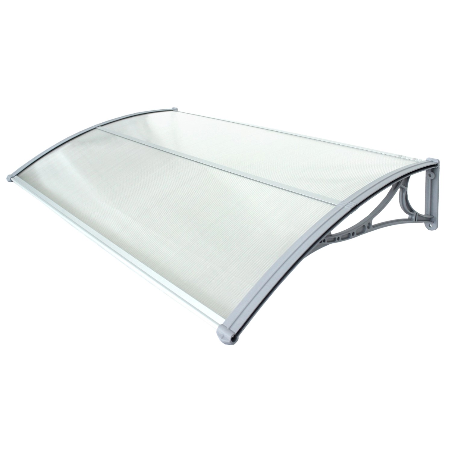 TRUTZHOLM Haustürvordach 75 x 120 cm Hohlkammerplatte Aluabschlussleiste Gr günstig online kaufen