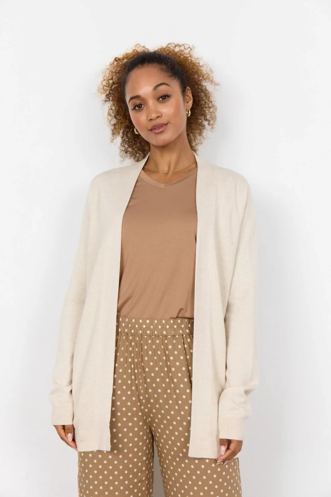 soyaconcept Strickjacke Soyaconcept Strickjacke SC-Dollie in Cream Melange günstig online kaufen