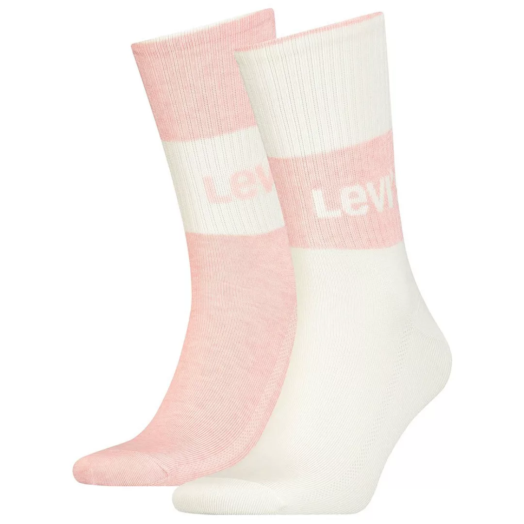 Levi´s ® Short Cut Plant Based Dyeing Socken 2 Paare EU 39-42 Pink Combo günstig online kaufen