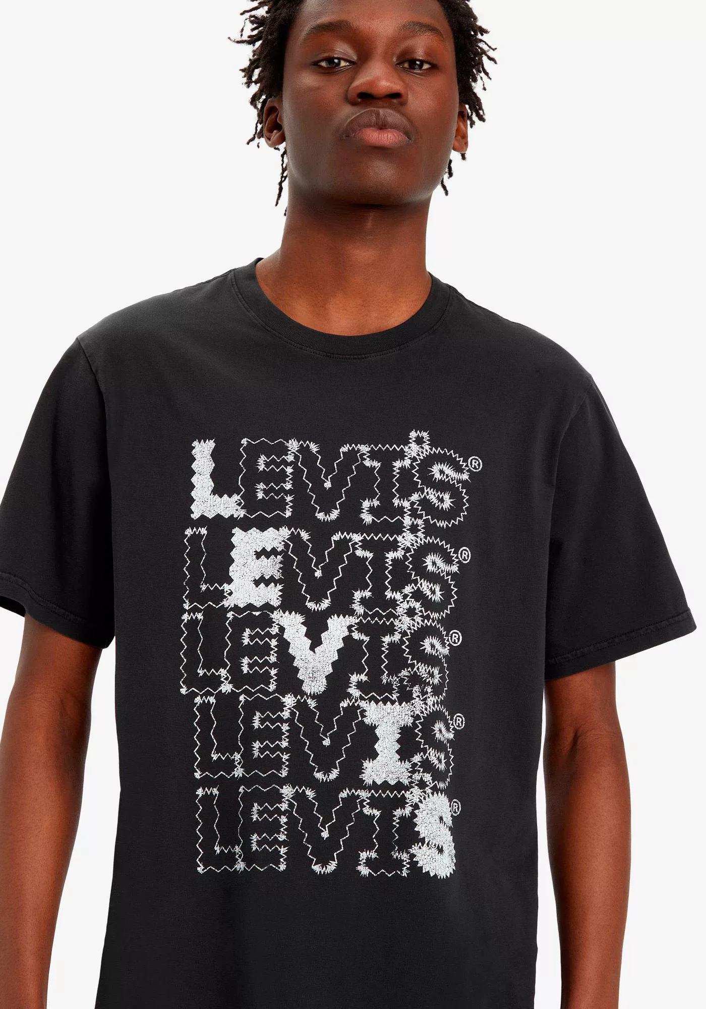 Levis Print-Shirt "SS RELAXED FIT TEE BLACKS" günstig online kaufen