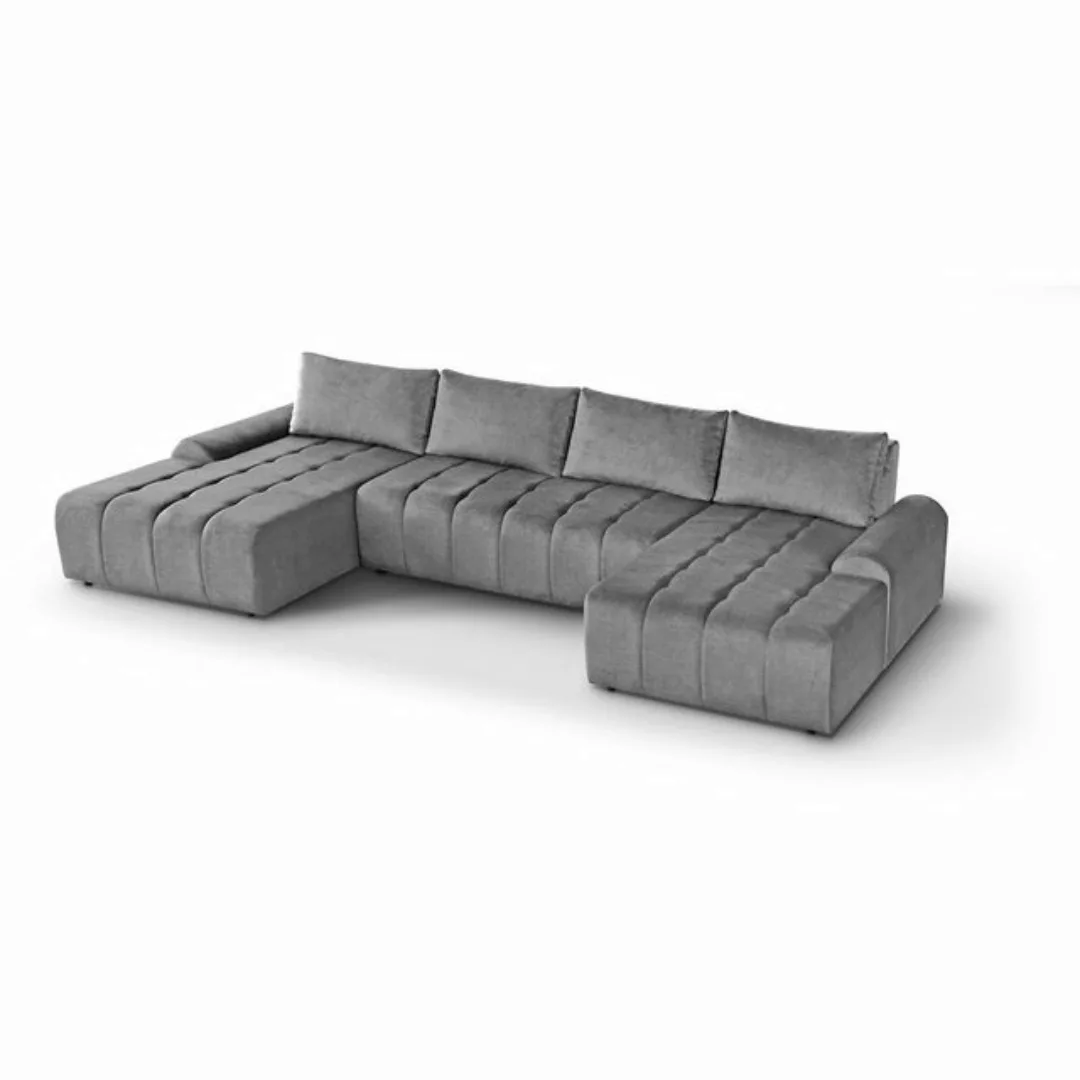 Beautysofa Ecksofa Costa U, inkl. Schlaffunktion, Bettkasten, modernes Loun günstig online kaufen