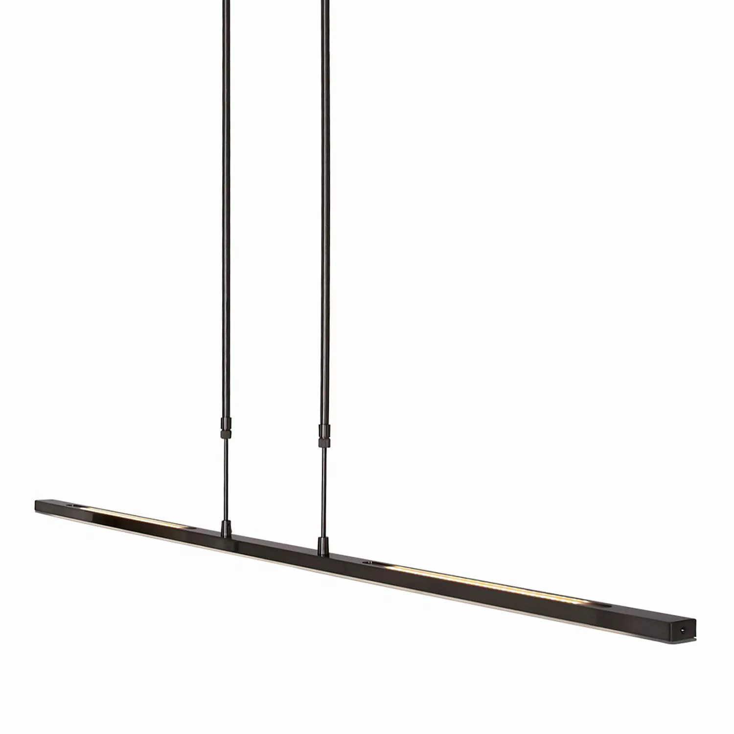 LED-Hängeleuchte Zelena, Länge 122cm, schwarz günstig online kaufen