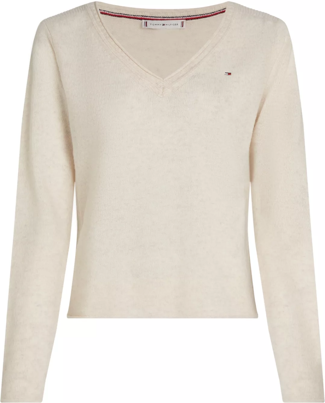 Tommy Hilfiger Strickpullover SOFT WOOL V-NK günstig online kaufen