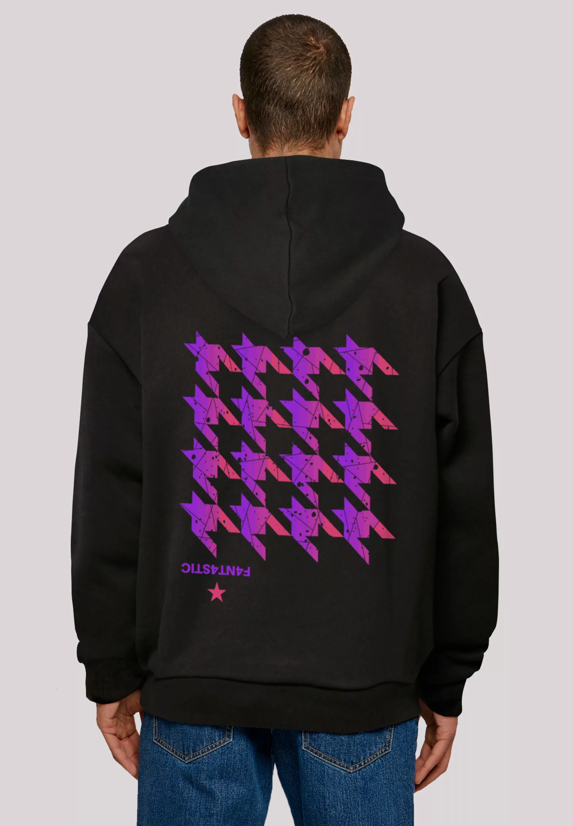 F4NT4STIC Kapuzenpullover "Hahnentritt Muster", Print günstig online kaufen