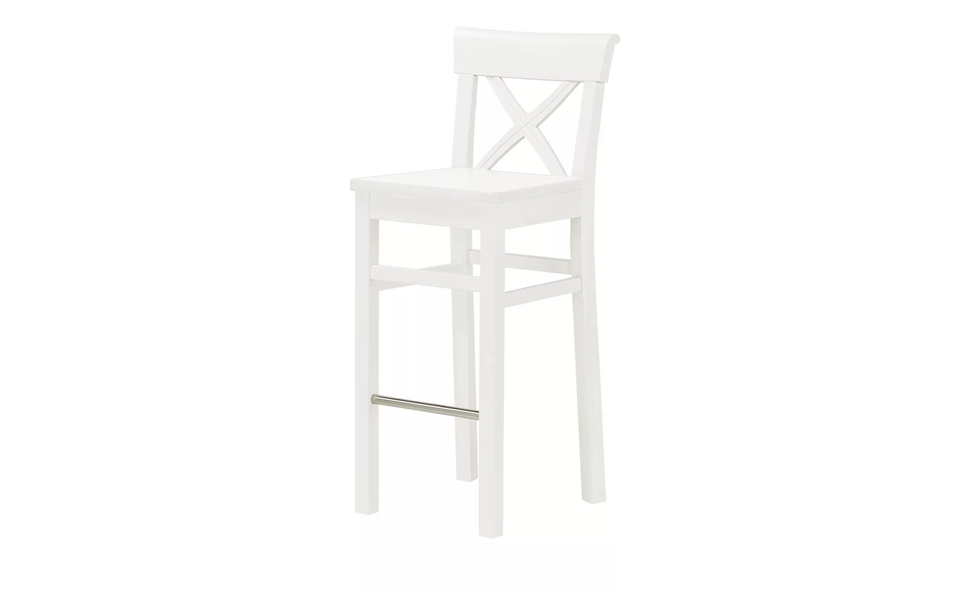 maison bleue Barstuhl  Florian ¦ weiß ¦ Maße (cm): B: 43,5 H: 106 T: 44.0 P günstig online kaufen