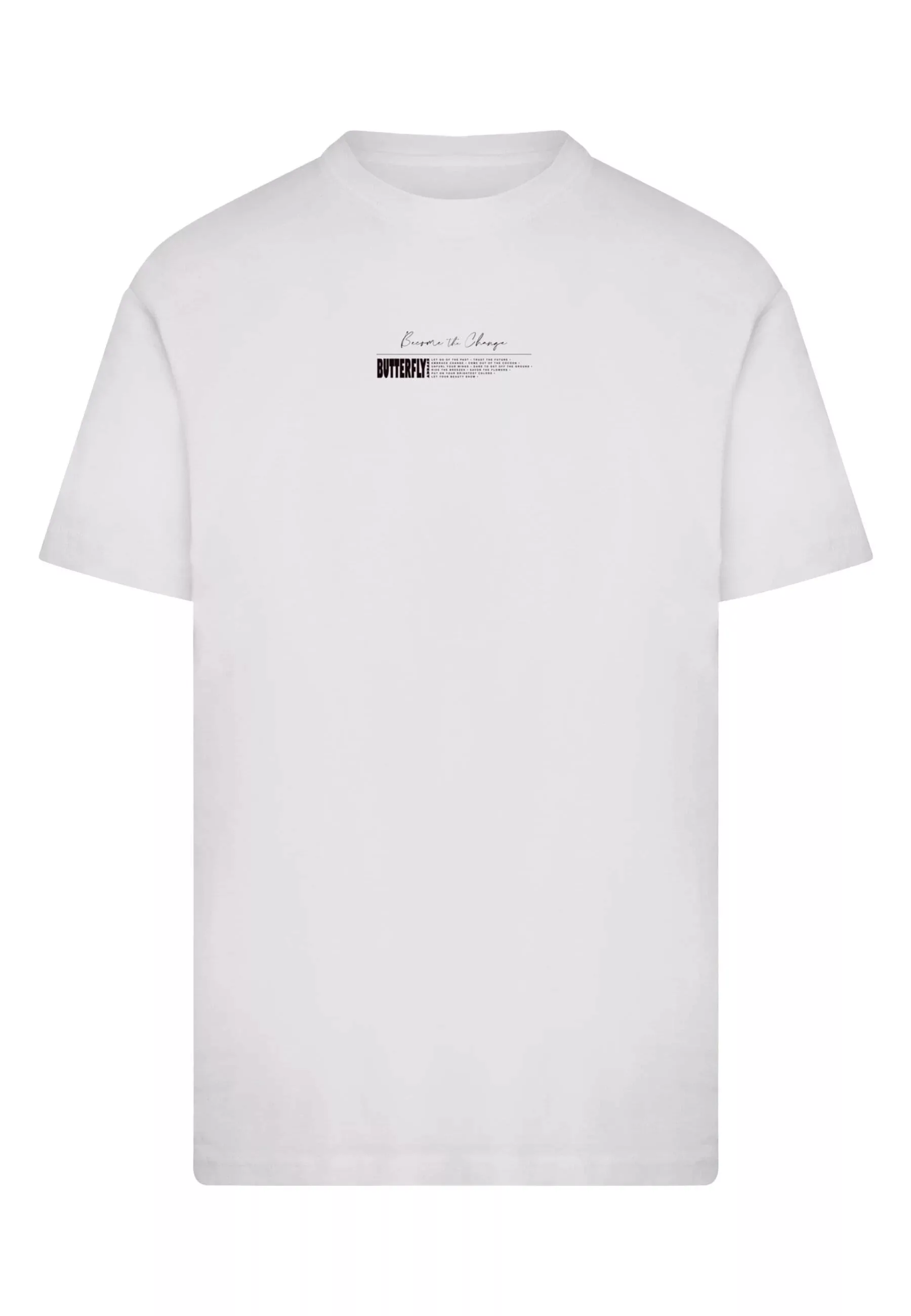 MisterTee T-Shirt "MisterTee Herren Become the Change Butterfly 2.0 Tee", ( günstig online kaufen
