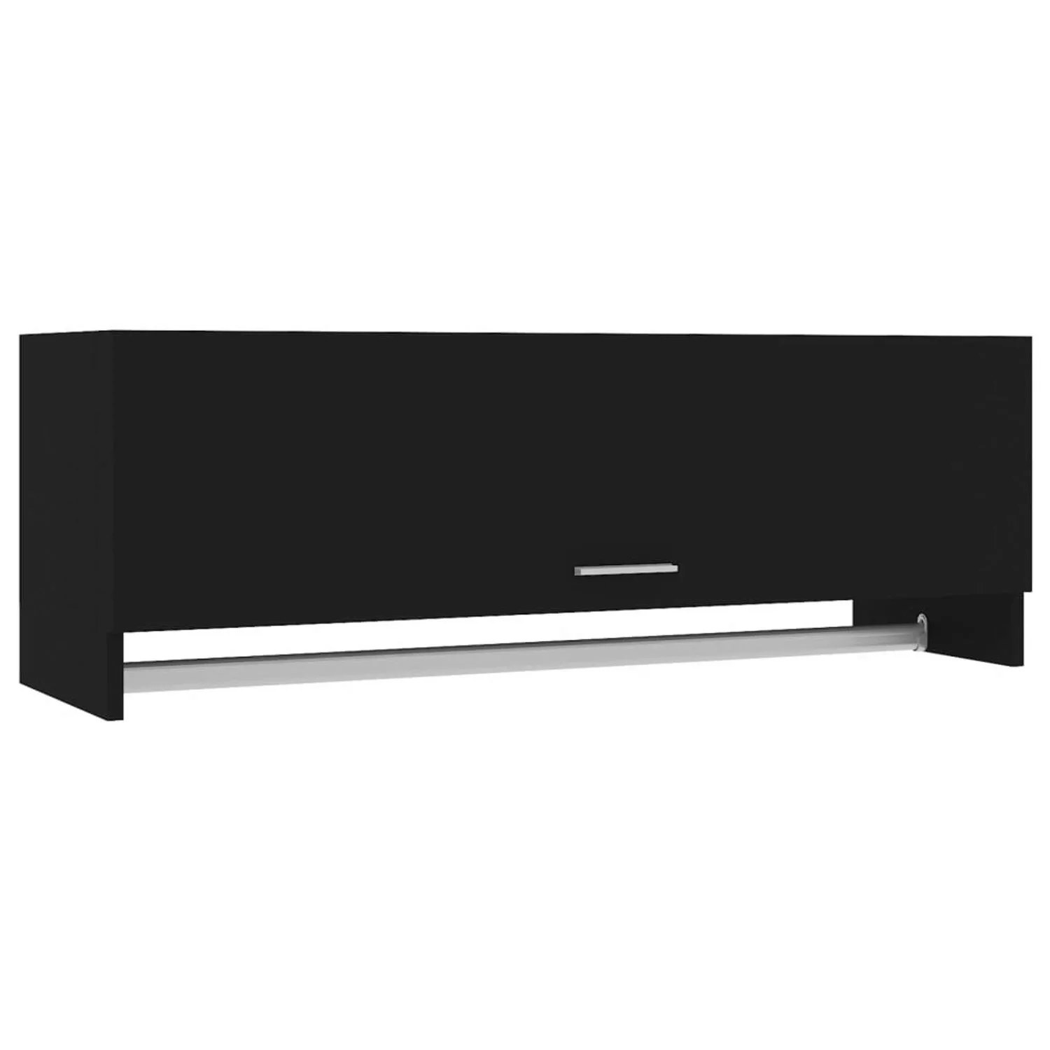 Kleiderschrank Schwarz 100x32,5x35 Cm Spanplatte günstig online kaufen