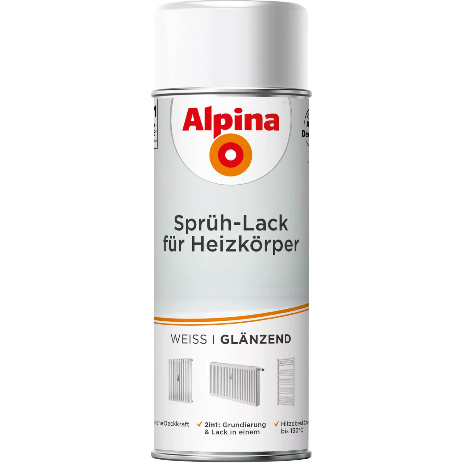 Alpina Sprüh-Lack für Heizkörper 400 ml glänzend günstig online kaufen