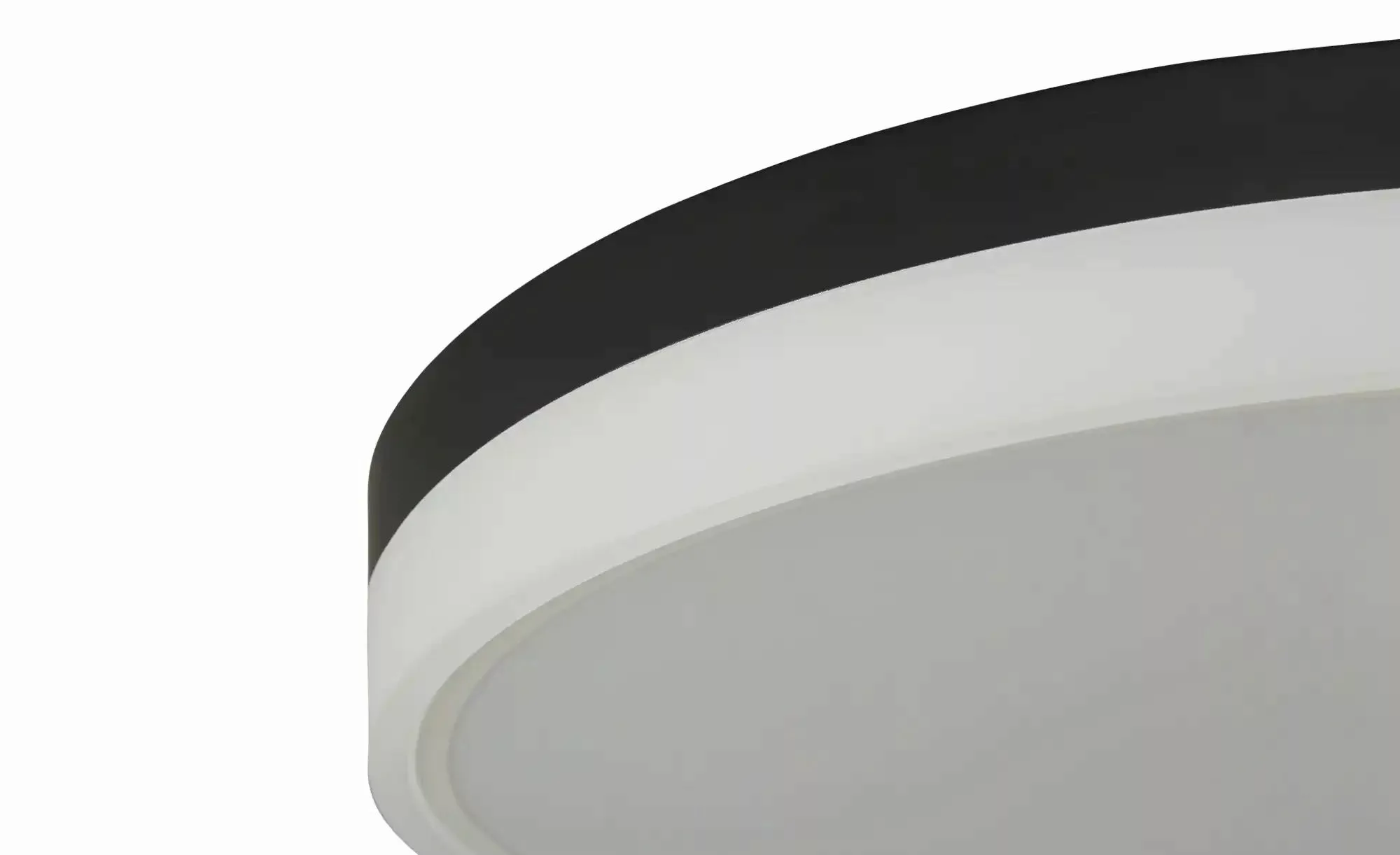 KHG LED-Deckenleuchte, schwarz mit Fernbedienung ¦ schwarz ¦ Maße (cm): H: günstig online kaufen