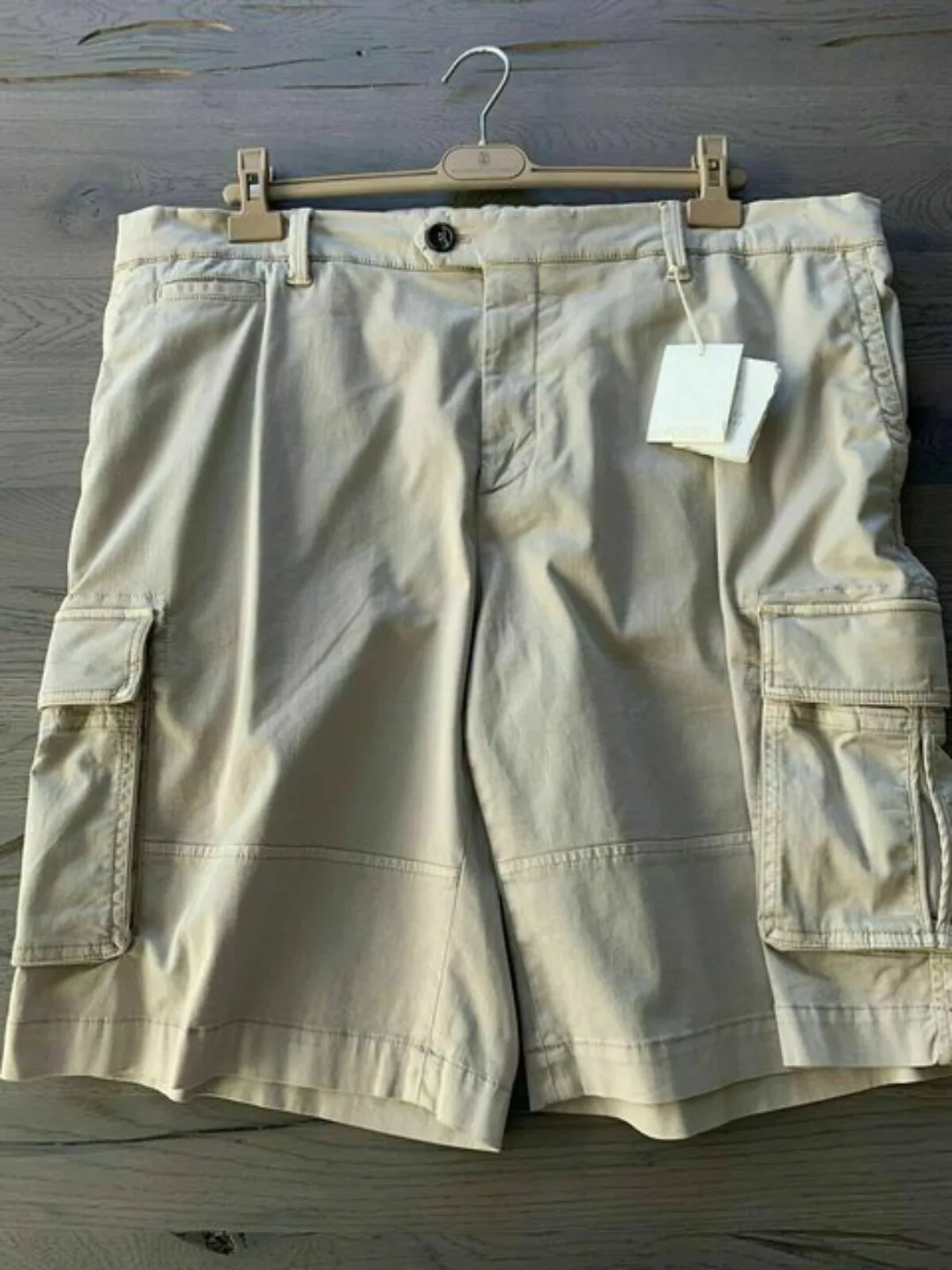 BRUNELLO CUCINELLI Shorts BRUNELLO CUCINELLI BERMUDA SHORT CARGO CHINO GABA günstig online kaufen