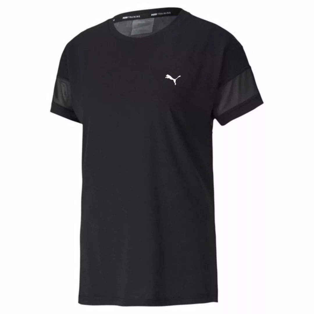 PUMA T-Shirt Puma Damen Trainingsshirt Feel It Mesh Logo Tee 518929 günstig online kaufen