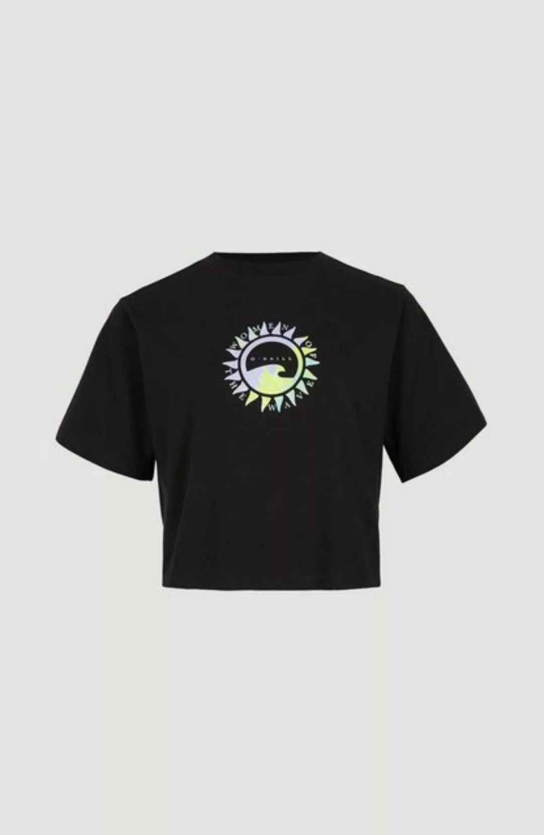 O'Neill T-Shirt O'Neill Cropped T-Shirt Woman of the Wave Black Out XS günstig online kaufen