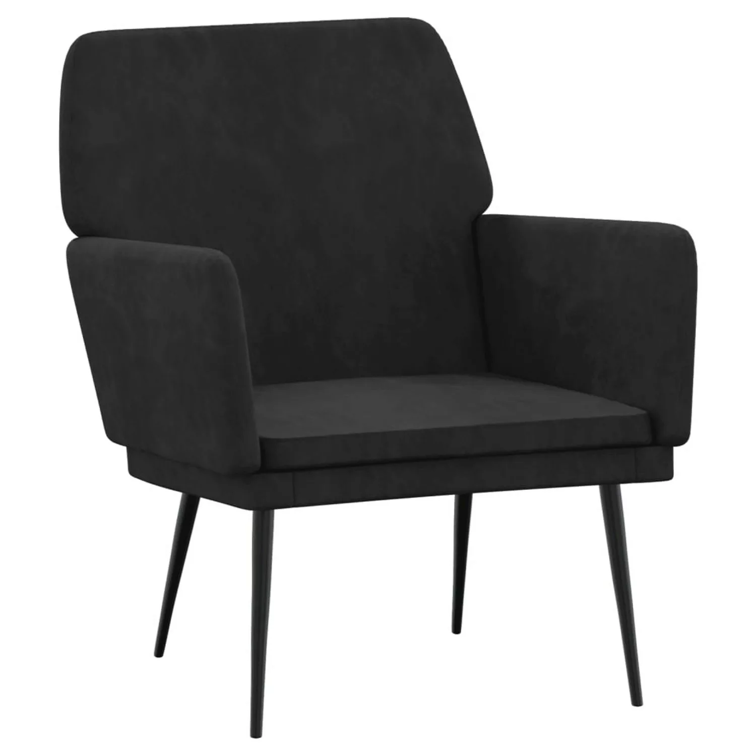 vidaXL Sessel Schwarz 62x79x79 cm Samt günstig online kaufen