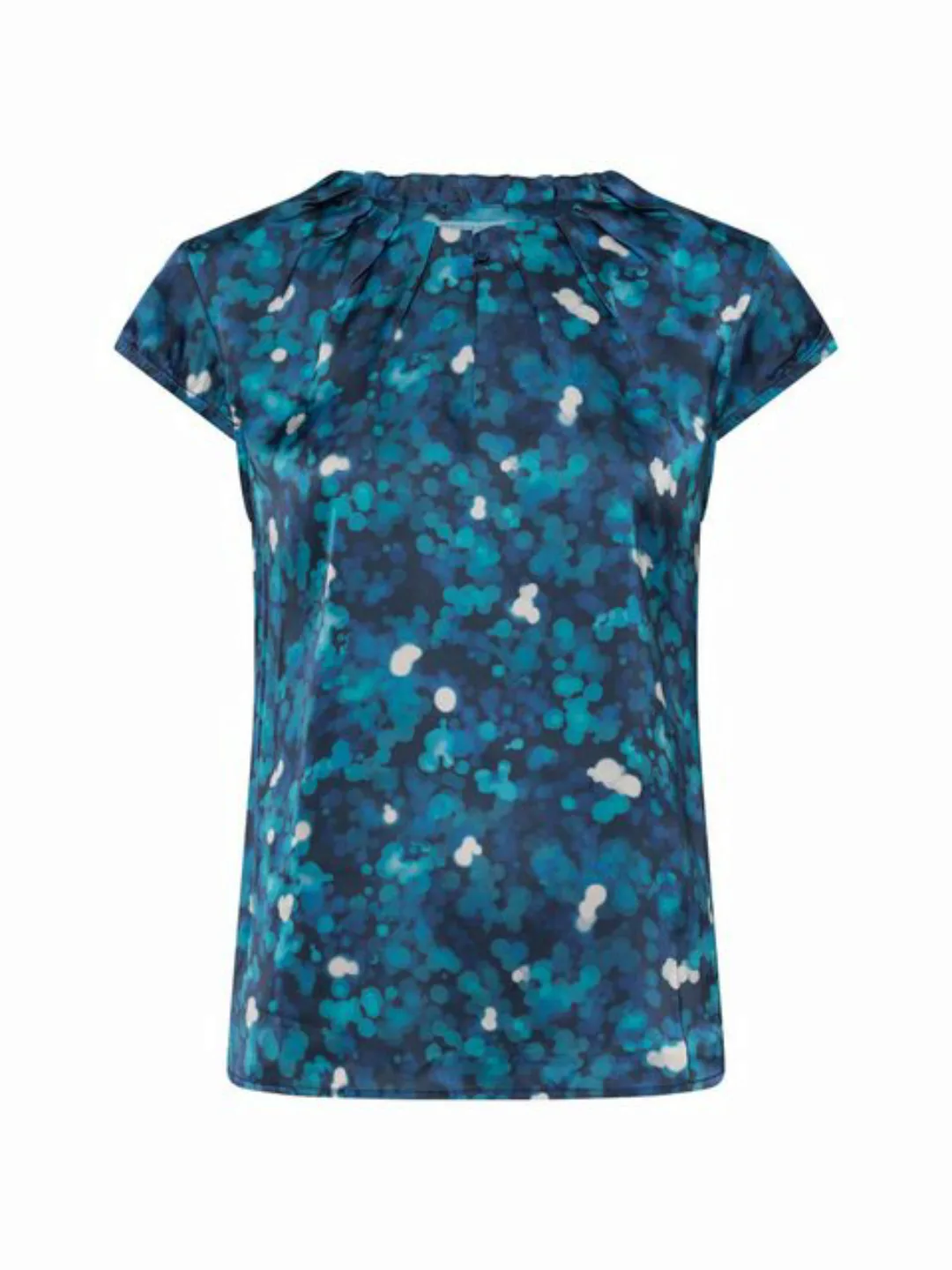 Betty&Co Blusenshirt Bluse Kurz 1/2 Arm, Dark Blue/Petrol günstig online kaufen